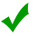 checkmark